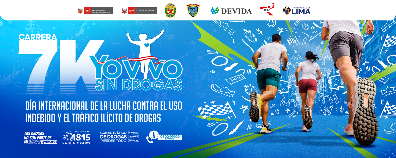 Carrera 7K — Yo Vivo Sin Drogas – Tú Decides. XIV Edición Internacional 2026